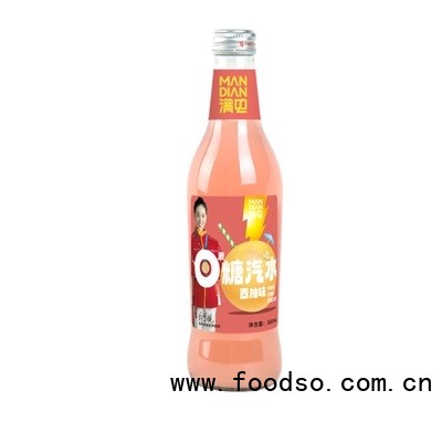 滿電汽水碳酸飲料西柚味380ml