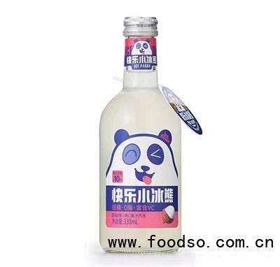 快樂(lè)小冰熊荔枝味維C果汁