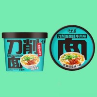 千里薯刀削面酸辣牛肉味（非油炸）202g
